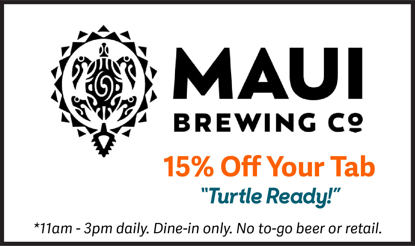 Maui Brewing Company Coupon