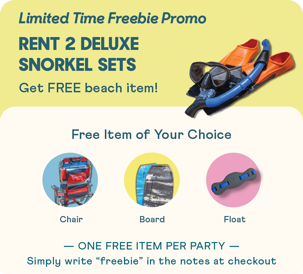 Freebie graphic - Deluxe snorkel sets